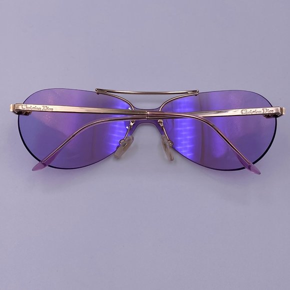 Dior Purple and Gold Sunglasses - Picture 4 of 5
